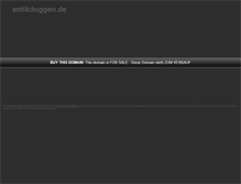 Tablet Screenshot of antikdoggen.de